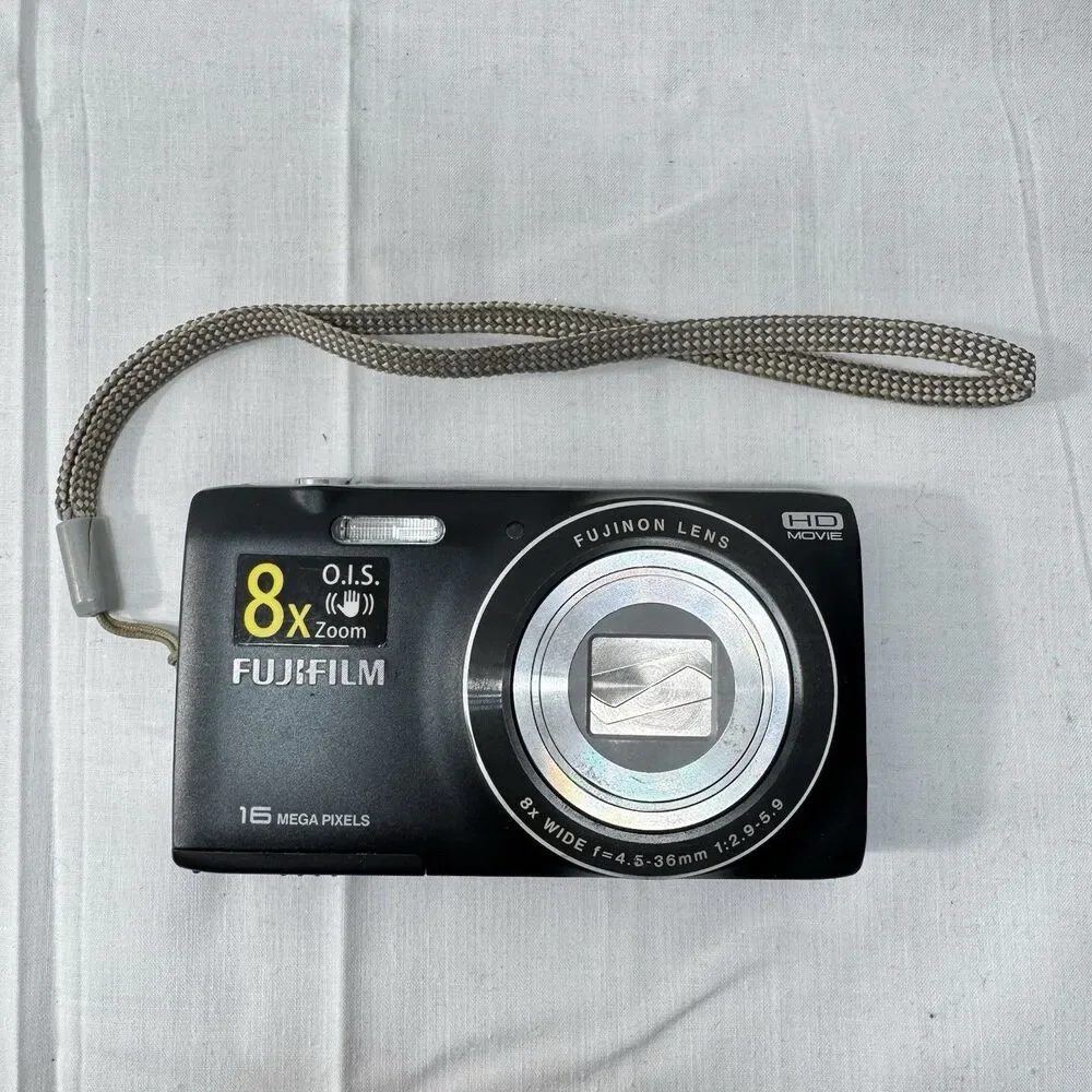 Fujifilm FinePix JZ250 16.0MP Digital Camera 2 Battery, Charger, & Memory Card